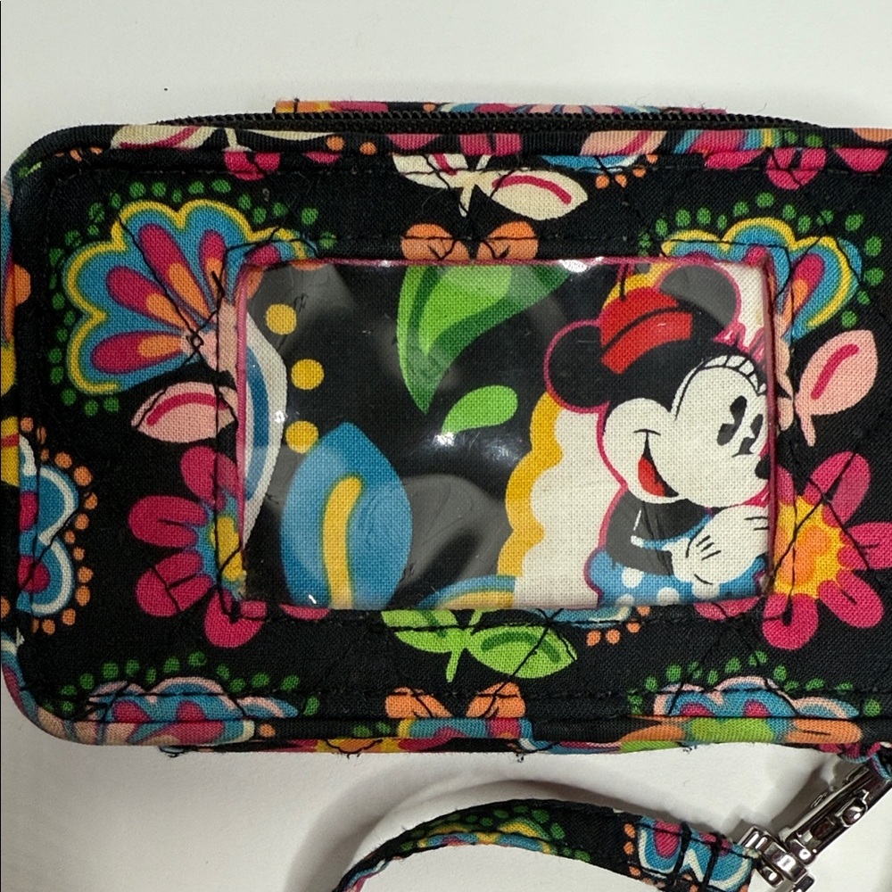 Disney Vera Bradley  Floral Wristlet Wallet Disney Collection - Picture 4 of 9